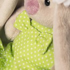 Мягкая игрушка "Зайка Ми" в зелёном сарафанчике и в венке из ромашек, 15 см - Фото 4