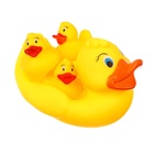 Резиновые игрушки для ванны «Мыльница: Уточки», 13.5 см, с пищалкой, в наборе 4 шт. - Фото 5