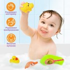 Набор резиновых игрушек для ванны «Морские забавы», с пищалкой, 6 шт, цвет МИКС, Крошка Я - Фото 2