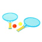 Набор ракеток «Крутой теннис», 2 ракетки, 2 шарика, цвет МИКС - фото 6316604