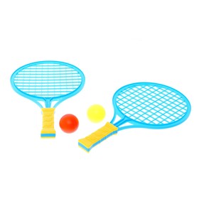 Набор ракеток «Крутой теннис», 2 ракетки, 2 шарика, цвет МИКС Ош