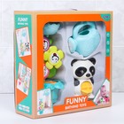 Игрушки для купания в ванне «Панда и Цветок», набор 3 предмета, на присоске - Фото 10