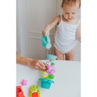 Игрушки для купания в ванне «Панда и Цветок», набор 3 предмета, на присоске - Фото 2