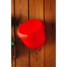 Умывальник с покрытием 4,5 л, цвет красный - Фото 5