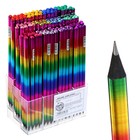 Карандаш чернографитный «Радуга» твёрдость НВ, голография, заточенный, со стразой - Фото 2