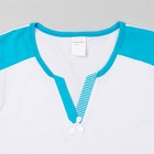 Пижама женская (футболка, бриджи) Гармония-2 цвет бирюзовый, р-р 46 - Фото 3