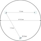 Светильник Elektrostandard, 60 Вт, E27, IP54, на столбе, h=800 мм, Techno 1507 черный - Фото 2