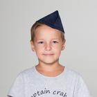 Пилотка без звезды, обхват головы 54–57 см, синяя - Фото 3