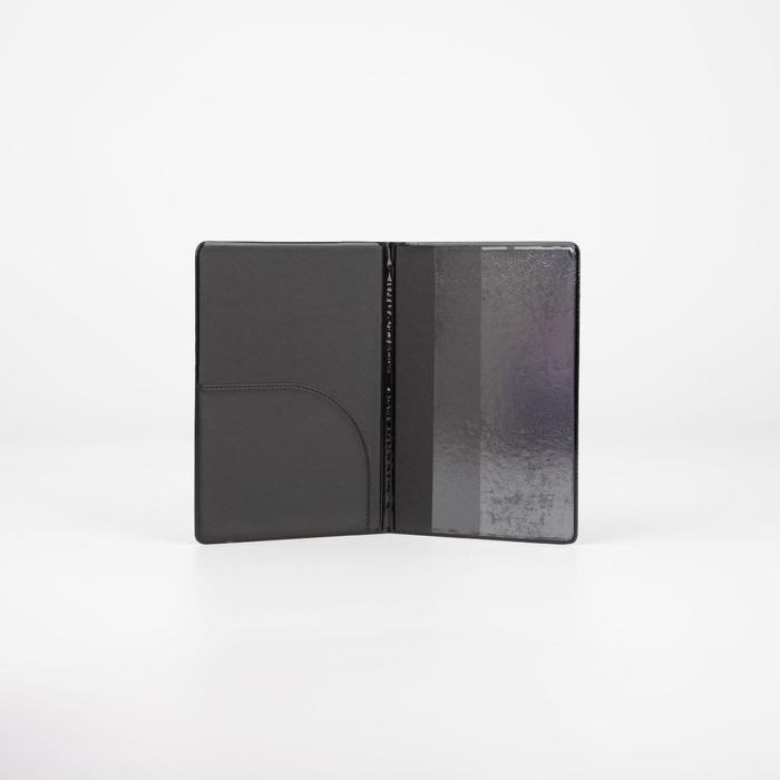 Обложка для паспорта, цвет чёрный - фото 1908367042