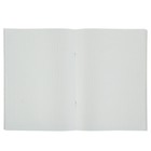 Тетрадь А4, 48 листов в клетку Calligrata "Графика 3D", обложка мелованный картон, блок №2, белизна 75% (серые листы) - Фото 2