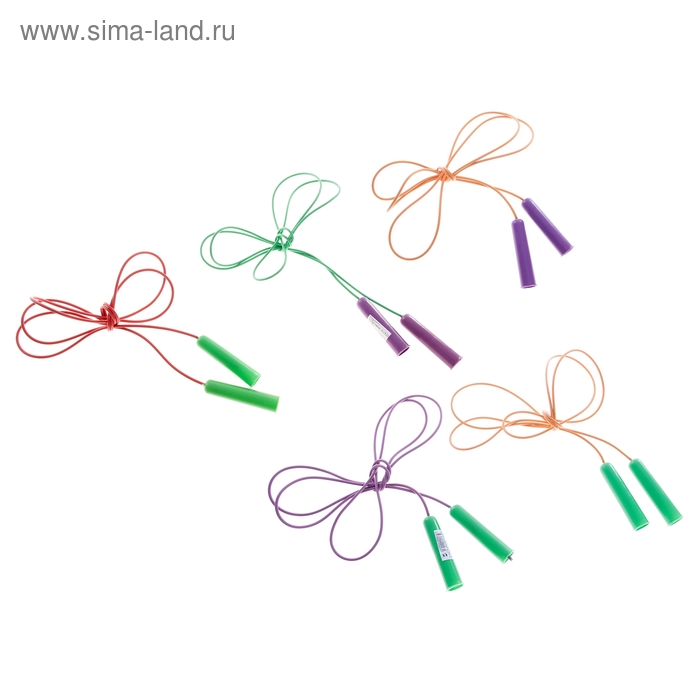 Скакалка 2,15 м, литая, цвета МИКС - Фото 1