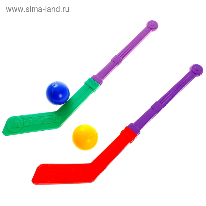 Набор клюшек: 2 клюшки, 2 шара - Фото 1
