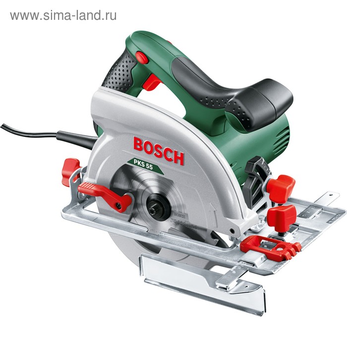 Циркулярная пила Bosch PKS 55 (0.603.500.020), 1200 Вт, диск 20х160 мм, 5600 об/мин - Фото 1