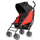 Детская  прогулочная коляска 3D Flip, чёрный/красный - Фото 1