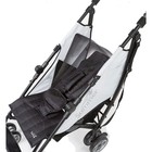 Детская  прогулочная коляска 3D Flip, чёрный/серый - Фото 3