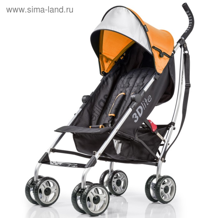 Детская прогулочная коляска 3D Lite, цвет оранжевый - Фото 1