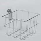Полка-корзина для экономпанелей, 18×17×13 см, цвет хром - Фото 2