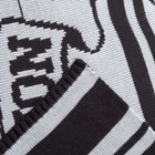 Вязаный плед "Этель" Football, размер 110х140 см, цвет серый - Фото 3