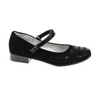Туфли школьные для девочки SC-21428 (чёрный) (р. 33) - Фото 3