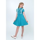 Платье нарядное для девочки, рост 152 см, цвет бирюзовый 2Т41-4 - Фото 1