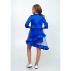 Платье нарядное+болеро для девочки, рост 134 см, цвет электрик 2Н59-1 - Фото 4