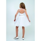Платье нарядное для девочки, рост 134 см, цвет белый 2Н60-2 - Фото 3