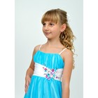 Платье нарядное для девочки+болеро, рост 146 см, цвет голубой 2Н9-11 - Фото 2