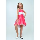 Платье нарядное для девочки+болеро, рост 140 см, цвет арбузный 2Н9-12 - Фото 3