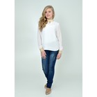 Блузка для девочки, рост 134 см, цвет белый 2В25-1 - Фото 1