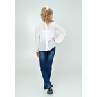 Блузка для девочки, рост 134 см, цвет белый  2В28-1 - Фото 2