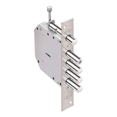 Замок врезной «Эльбор» Базальт 1.05.02.5.5 (071 ВЗ), с задвижкой, б/о, 5 ключей