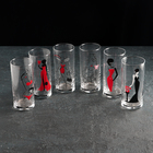 Набор стаканов Red Line, стеклянный, 280 мл, 6 шт - фото 8650388