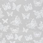 Плёнка для цветов "Бабочки белые", 0,72 х 7,5 м, 40 мкм, 200 г - Фото 2