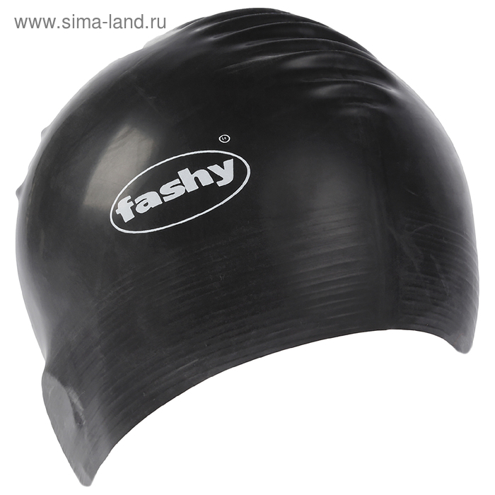 Шапочка для плавания FASHY Flexi-Latex Cap, латекс, цвет чёрный - Фото 1