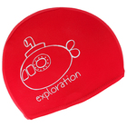 Шапочка для плавания детская FASHY Polyester kids Printed Cap, цвет красный - Фото 2