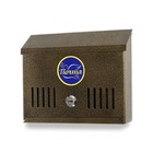 Ящик почтовый с замком, горизонтальный «Мини», бронзовый - фото 9804393