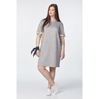 Платье-свитер женское, размер 50, цвет серый меланж - Фото 2