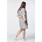 Платье-свитер женское, размер 50, цвет серый меланж - Фото 3