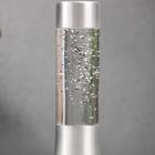 Светильник «Блеск цилиндра» LED, лава, блёстки, от батареек 3хLR44 серебро 18 см RISALUX - Фото 10