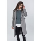 Пальто женское, размер 48, цвет серый - Фото 3