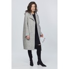 Пальто женское, размер 42, цвет серый меланж - Фото 3