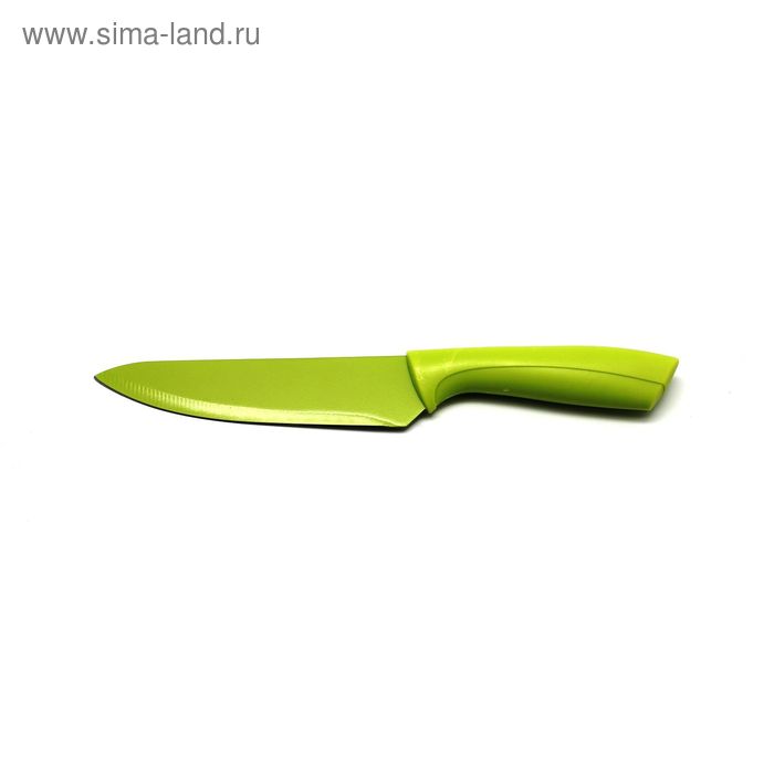 Нож поварской Atlantis, цвет зелёный, 15 см - Фото 1