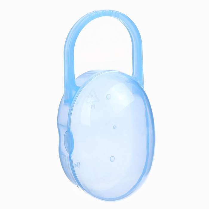 Контейнер для хранения и стерилизации детских сосок и пустышек, синий - Фото 1