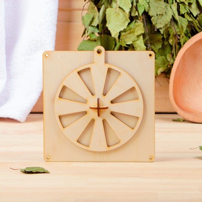 Вентиляционная крышка, 13×13 см, деревянная, «Добропаровъ»