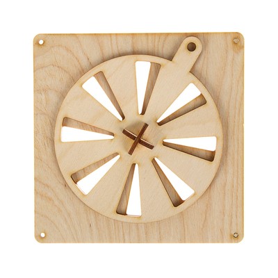 Вентиляционная крышка, 13×13 см, деревянная, «Добропаровъ»