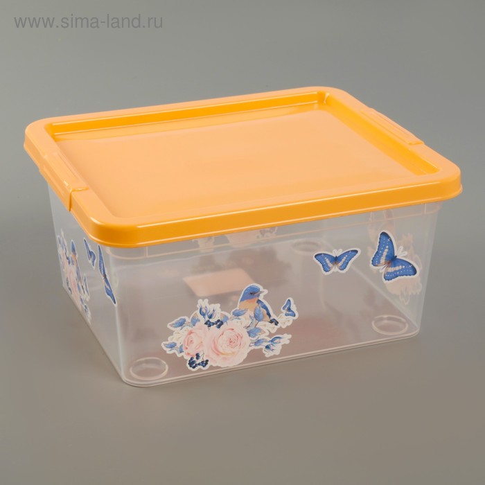 Коробка Blue birds 1,9 л, цвет МИКС - Фото 1