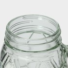 Кружка Доляна «Мяч», 500 мл, с крышкой и трубочкой, стекло, МИКС - Фото 4