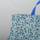Рюкзак молодёжный, отдел на молнии, с косметичкой, цвет синий/голубой - Фото 4