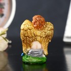 Сувенир полистоун "Ангелочек с золотыми крыльями читающий" в пакетике МИКС 5х4х2,8 см - Фото 4