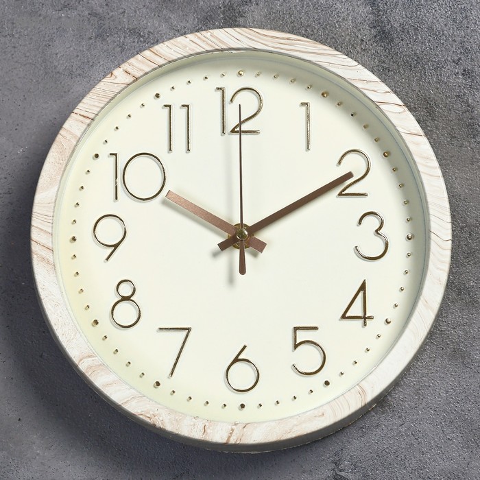 Часы настенные "Джеси", d-22.5 см, циферблат 20 см, дискретный ход - Фото 1